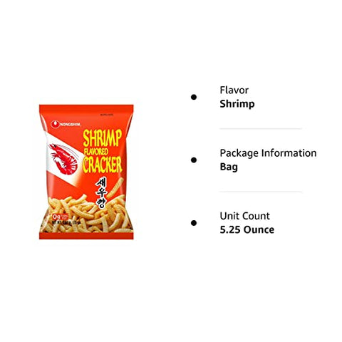 Nongshim Shrimp Cracker, Total Net Wt. 2.6 Ounce