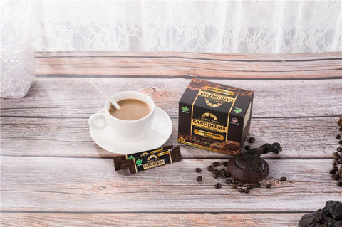 Ganoderma Reishi Coffee Mix, Instant 2-in-1 Mushroom Coffee with All Natural Ganoderma Lucidum. A Non Sugar - 30 sachets