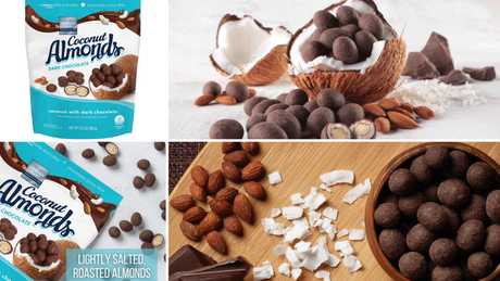 Discover the Remarcable Fusion: Edward Marc Chocolatier's Dipped Almonds in Sweet Coconut and Dark Chocolate