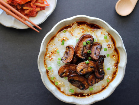 Deliciously Easy: How to Prepare Instant Mushroom Rice Porridge Vegetarian Congee