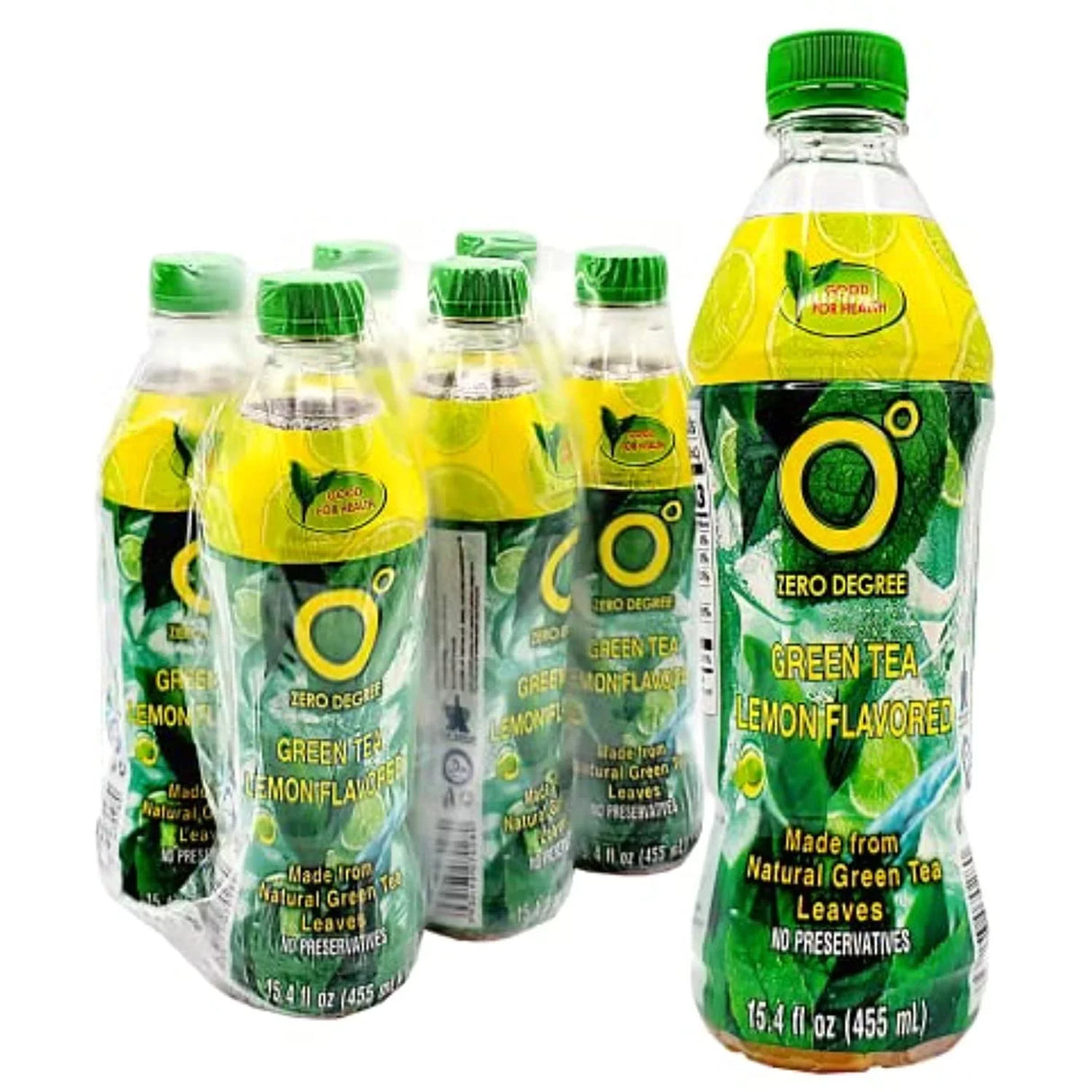 Zero Degree Green Tea Lemon Flavor 15.4 Fl Oz