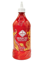 3 Mien Siracha Hot Chilli Sauce, Product of Vietnam - Net WT: 28 Fl Oz (740 ml) - Pinsot