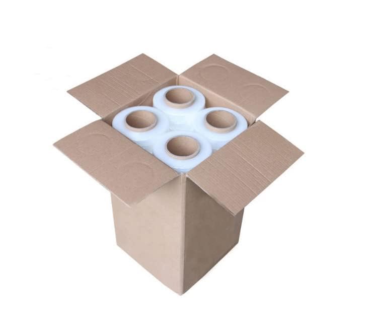 18" Stretch Film/Wrap 1500 feet 80 Gauge Industrial, Clear Packing Moving Packaging Heavy Duty Shrink Film (1 Roll)