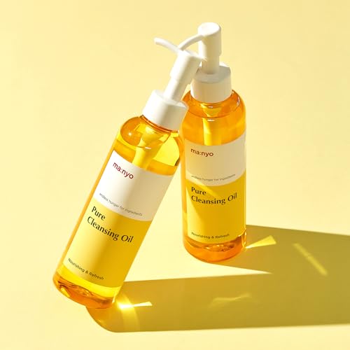 ma:nyo Pure Cleansing Oil Korean Facial Cleanser, Blackhead Melting, Daily Makeup Removal with Argan Oil, Korean Skin care 6.7 fl oz (1 Pack)