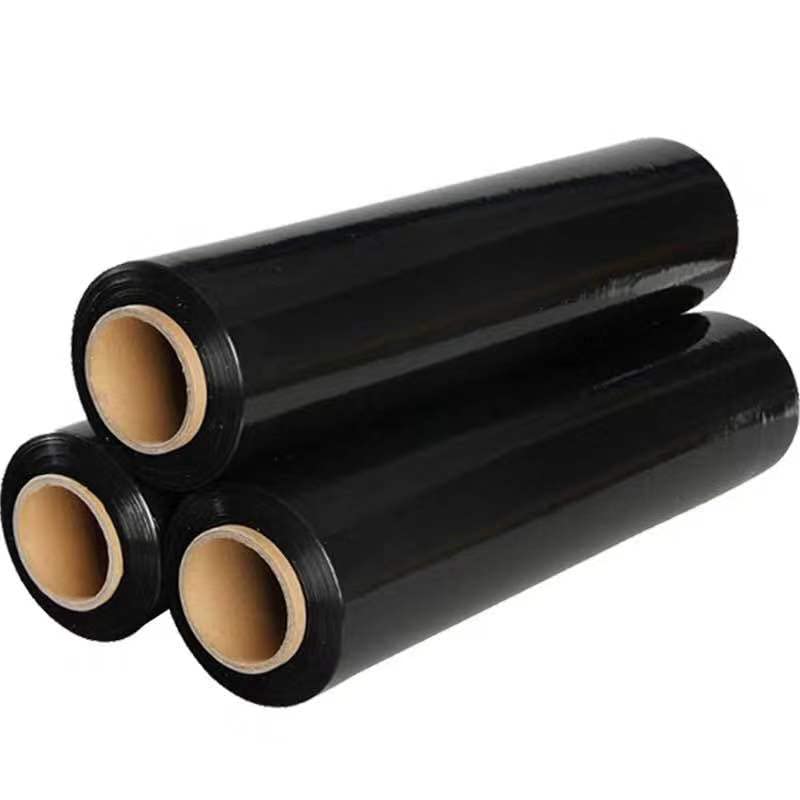 VPTAPE 18" x 1500ft x 80 Gauge Black Pallet Stretch Wrap Film [Pack of 4 Rolls, 1500' Per Roll, Total 6000']