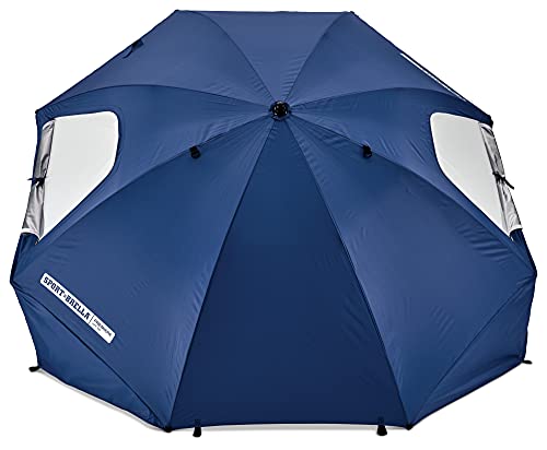 Umbrella Shelter for Sun and Rain Protection (8-Foot, Blue) UPF 50+