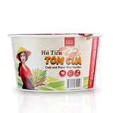 Instant Crab and Prawn Rice Noodles (Hu Tieu Tom Cua) 75g each/ 9 Bowls