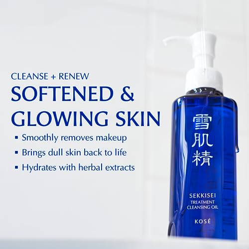 SEKKISEI Treatment Cleansing Oil, Facial Cleanser & Makeup Remover, 10.1 Ounce