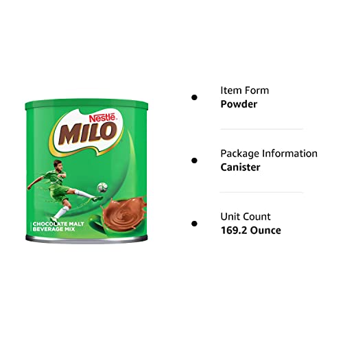 Nestle MILO Activ-Go Chocolate Malt Powder Drink Mix 14.1 oz (Pack of 12)