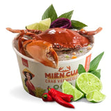 SIMPLY FOOD Instant Crab Glass Noodles (Miến Cua) - 9 BOWLS/ 55g each