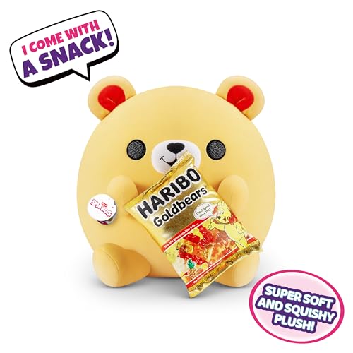 Snackles (Goldbears) Gold Bear Super Sized 14 inch Plush by ZURU, Ultra Soft Plush, Collectible Plush with Real Licensed Brands, Stuffed Animal