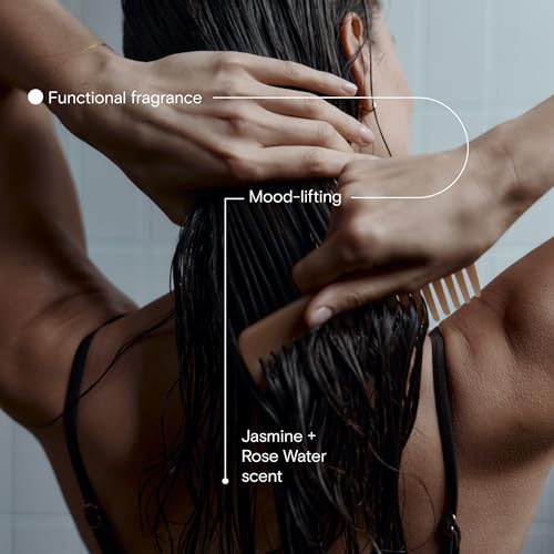 Osana Shampoo + Conditioner Set, Shea Butter & Coconut Oil for Normal-Dry Hair Types, Balance Moisture and add Shine, Jasmine & Rose Water Scent - 11.8oz Each