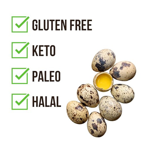 FARM FRESH Quail Eggs *Laid in the U.S.* Hormone Free; Non-GMO - (12+ Ct)