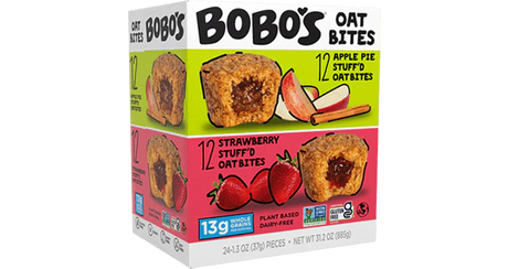 Bobo's Oat Bites Variety Pack Stuff'd Apple Pie/Strawberry 1.3 Oz Each (24 Count)