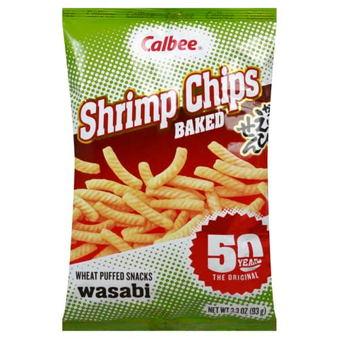 Calbee Shrimp Chip, Wasabi, 3.3 Ounce