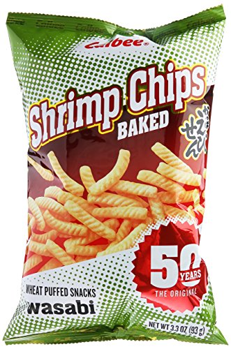 Calbee Shrimp Chip, Wasabi, 3.3 Ounce