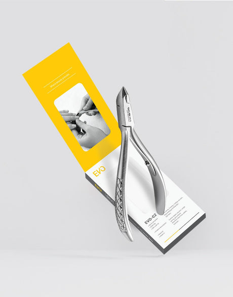 EVO-04 Luxury Cuticle Nipper - Premium Stainless Steel Tool for Precise Nail Care | Jaw 16, Straight Handle | NGHIA Luxury Line