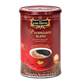 TNI King Coffee Premium Blend 100% Arabica Ground Coffee, Mild Acidity Low Calorie - 16 Oz