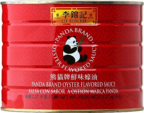 Lee Kum Kee Panda Brand Oyster Sauce, 5 Pounds - 2.27 kg, No Preservatives