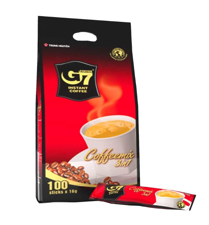 Trung Nguyen G7 - 3 In 1 Instant Coffee - 1 Pack 100 Sachets