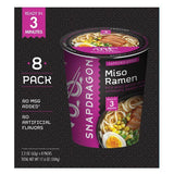 Snapdragon Miso Ramen Bowls 2.2 oz, 8 Pack (Set of 3)