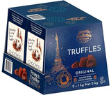 Chocmod Truffettes de France Natural Truffles, Plain, 1000-Gram Boxes (Pack of 2)