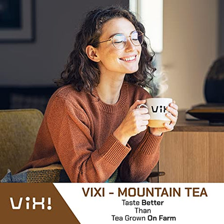 VIXI Green Tea Loose Leaf, Vietnam's Mountain Tea (Vietnamese Tea, 8.00 Oz)