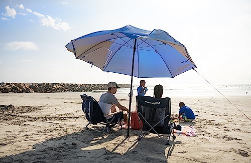 Umbrella Shelter for Sun and Rain Protection (8-Foot, Blue) UPF 50+