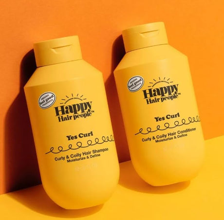 Happy Hair People Curly & Coily Hair Shampoo + Conditioner – 12 fl oz (Combined pack)