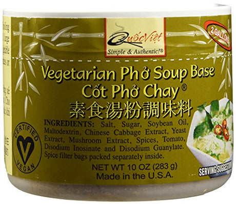 Quoc Viet Foods Vegetarian "Pho" Soup Base 10oz Cot Pho Chay Brand