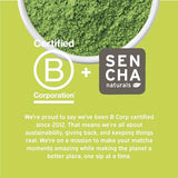 Sencha Naturals Organic Everyday Matcha Powder, Authentic Japanese Matcha Green Tea Powder, Premium First & Second Harvest Culinary Grade Organic Matcha Tea, Lattes & Baking, 4oz Bag (1 Pack)