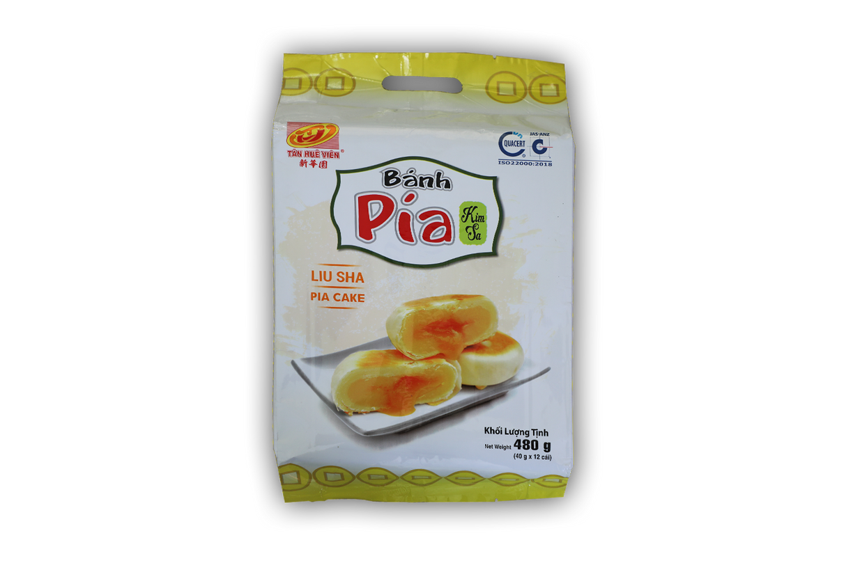 Tan Hue Vien Custard Hopia Cake Lava Mung Bean 12 packs - 576g