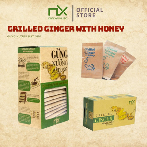 Grilled Ginger with Honey Gung Nuong Mat Ong Traditional Vietnamese Ginger Snack 14 sticks/box