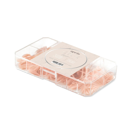 Apres Neutrals Gel-X Emma Box Of Nail Tips, 11 Sizes 00-9, Soft Gel Tip Box (150pcs) (Natural Almond Extra Short, 150)
