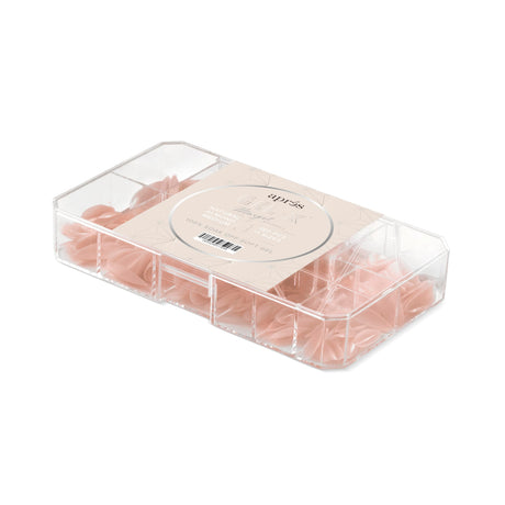 Apres Neutrals Gel-X Margot Box Of Press On Nails, 11 Sizes 00-9, Soft Gel Nail Tip Box (150pcs) (Almond Short, 150)