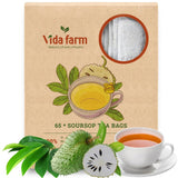 65 Soursop Tea Bags, 100% Natural Pure Soursop Leaves Tea Bags