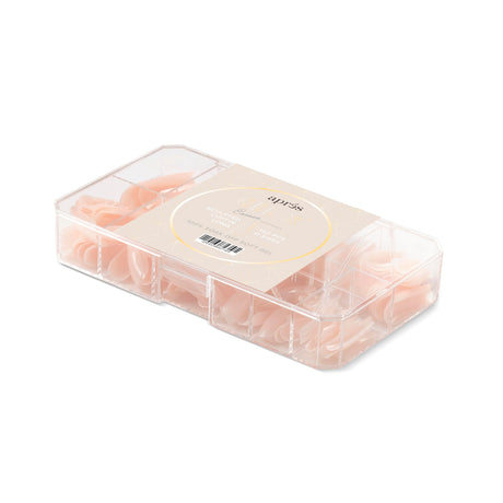 Apres Neutrals Gel-X Emma Box Of Nail Tips, 11 Sizes 00-9, Soft Gel Tip Box (150pcs) (Natural Almond Extra Short, 150)