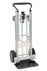 Handtruck, 4 Positions in 1, Convertible Hand Truck, Steel, 800 - 1000 Lb Load Capacity