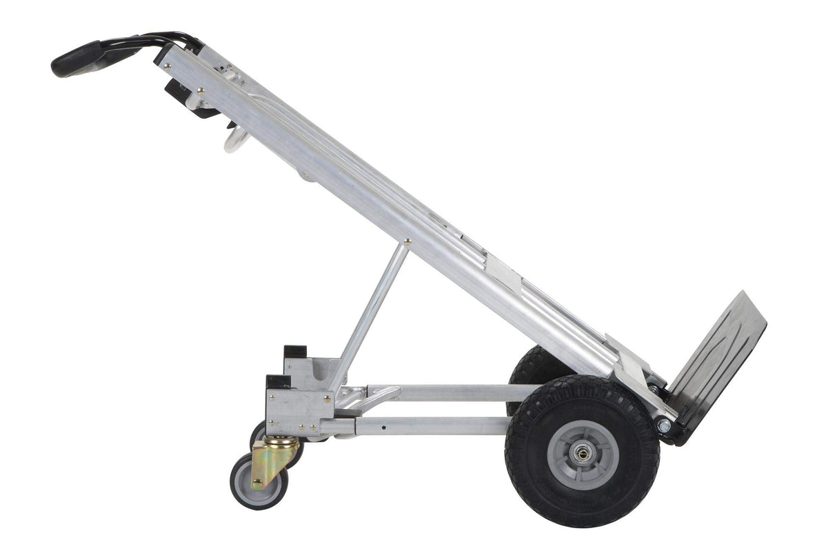 Handtruck, 4 Positions in 1, Convertible Hand Truck, Steel, 800 - 1000 Lb Load Capacity