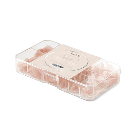 Apres Neutrals Gel-X Margot Box Of Press On Nails, 11 Sizes 00-9, Soft Gel Nail Tip Box (150pcs) (Almond Short, 150)