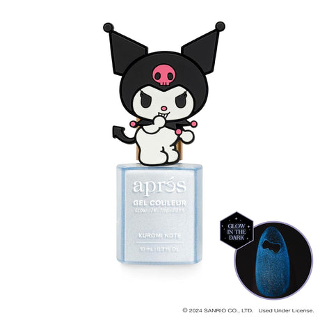 APRÉS x Kuromi™ Caty Eye Gel Color Magnetic Gel Nail Polish (Kuromi Note, 10ml)