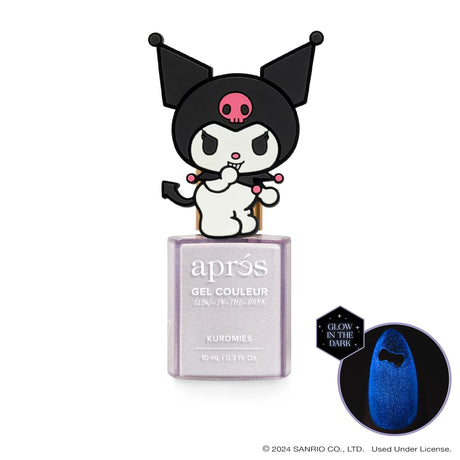 APRÉS x Kuromi™ Caty Eye Gel Color Magnetic Gel Nail Polish (Kuromies, 10ml)