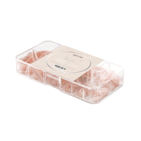 Apres Neutrals Gel-X Margot Box Of Press On Nails, 11 Sizes 00-9, Soft Gel Nail Tip Box (150pcs) (Almond Short, 150)