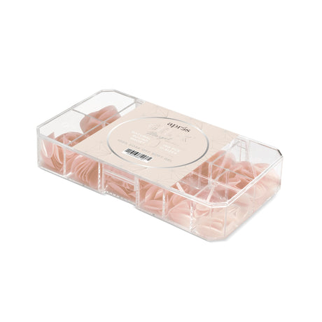 Apres Neutrals Gel-X Margot Box Of Press On Nails, 11 Sizes 00-9, Soft Gel Nail Tip Box (150pcs) (Almond Short, 150)
