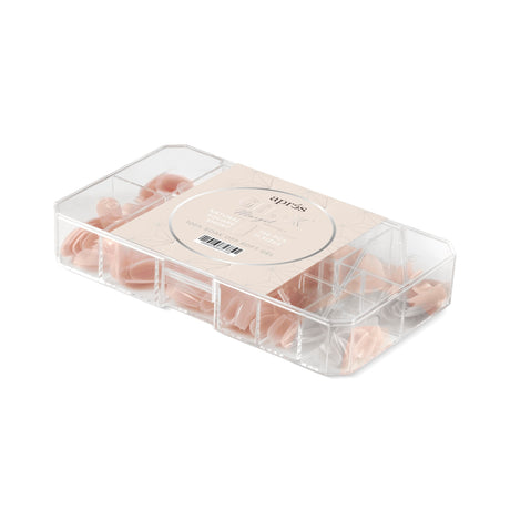 Apres Neutrals Gel-X Margot Box Of Press On Nails, 11 Sizes 00-9, Soft Gel Nail Tip Box (150pcs) (Almond Short, 150)