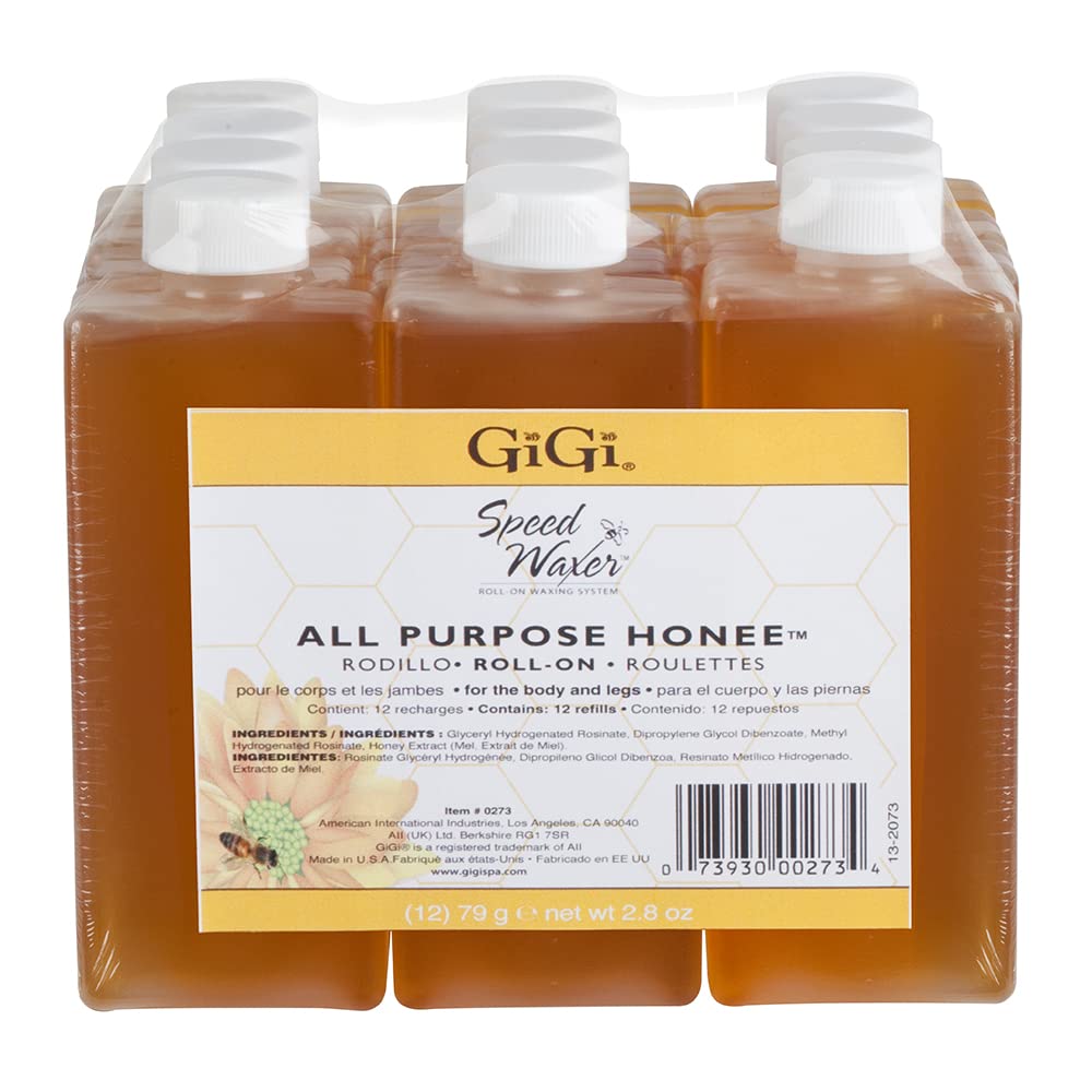 GiGi All Purpose Honee Hair Removal Soft Wax for All Skin and Hair Types, 14 oz