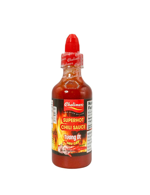 Cholimex Superhot Chili Sauce, The Spice Of Life, Net Wt: 11.64 Oz. (330g) - Pack of 1