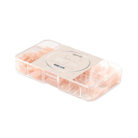 Apres Neutrals Gel-X Emma Box Of Nail Tips, 11 Sizes 00-9, Soft Gel Tip Box (150pcs) (Natural Almond Extra Short, 150)