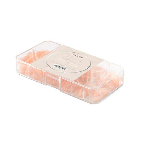 Apres Neutrals Gel-X Emma Box Of Nail Tips, 11 Sizes 00-9, Soft Gel Tip Box (150pcs) (Natural Stiletto Long, 150)
