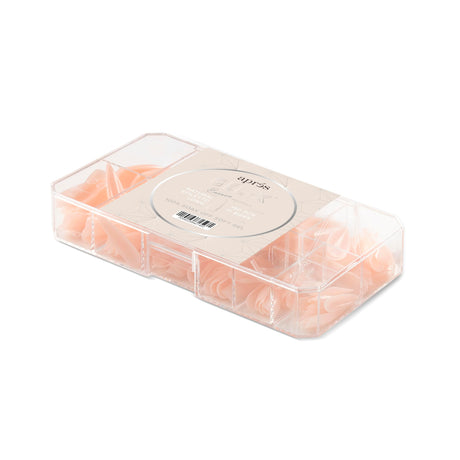 Apres Neutrals Gel-X Emma Box Of Nail Tips, 11 Sizes 00-9, Soft Gel Tip Box (150pcs) (Natural Almond Extra Short, 150)